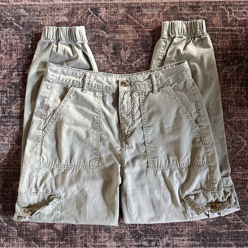 Zara Army Green Cargo Pants | Women’s 4